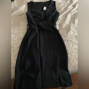 NWT The Limited Women’s Basic Black Dress with Belt Size 6